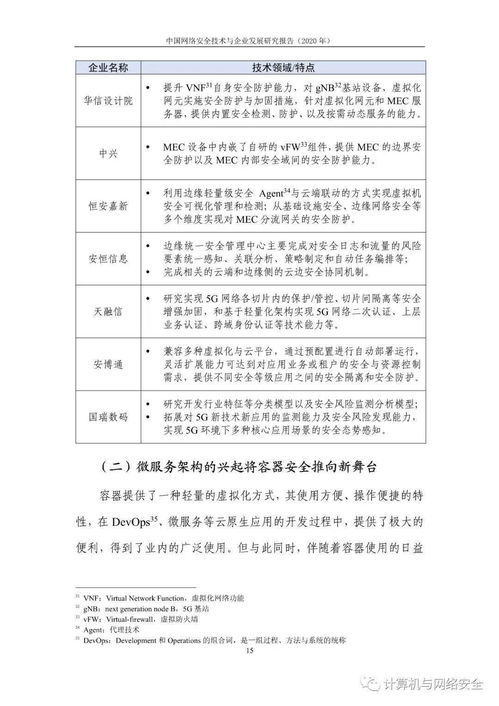 中國網(wǎng)絡(luò)安全技術(shù)與企業(yè)發(fā)展研究報告（2020年）——技術(shù)研究和試驗發(fā)展篇